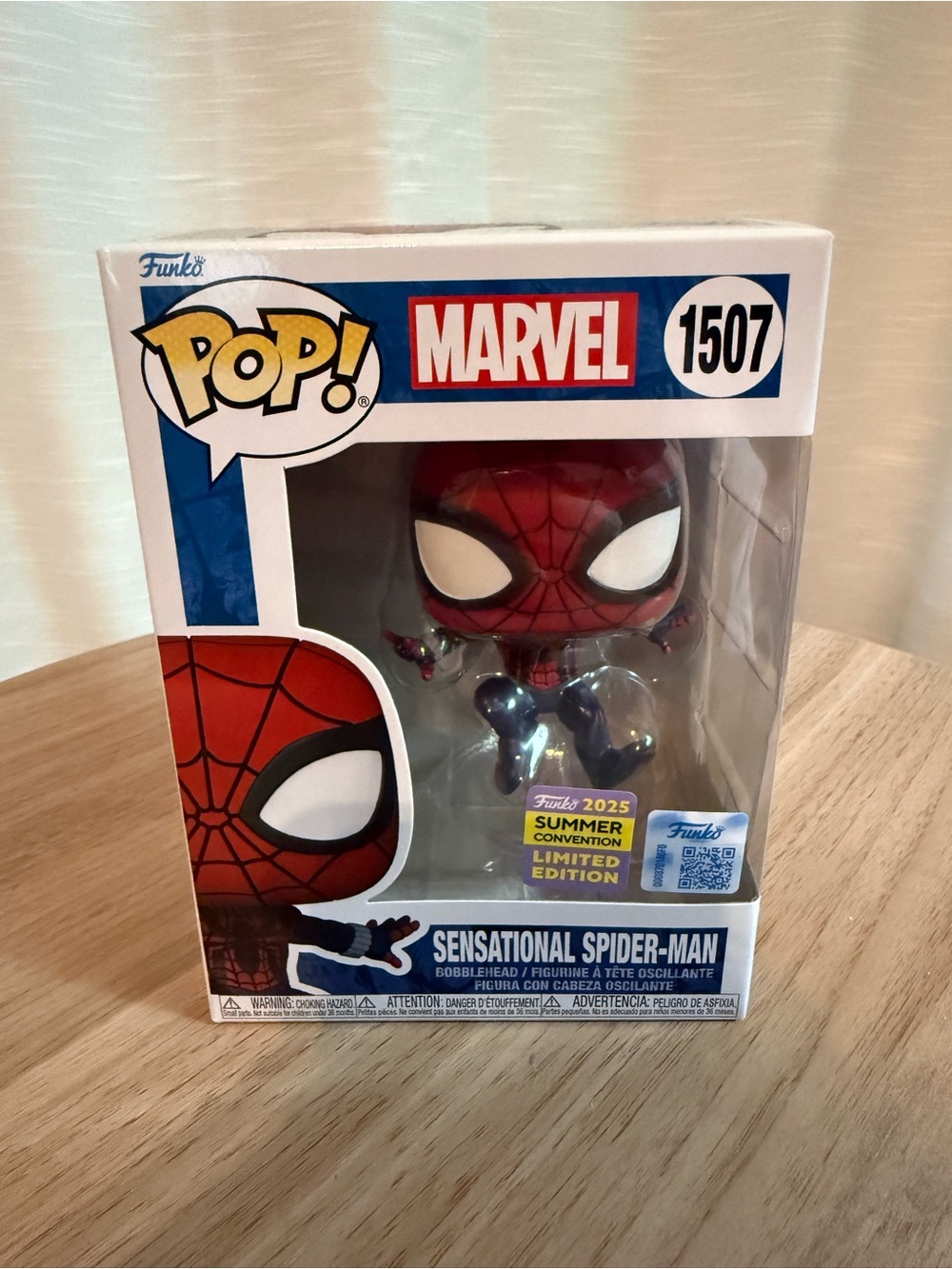 Sensational Spider-Man Summer Convention LE Funko Pop #1507
